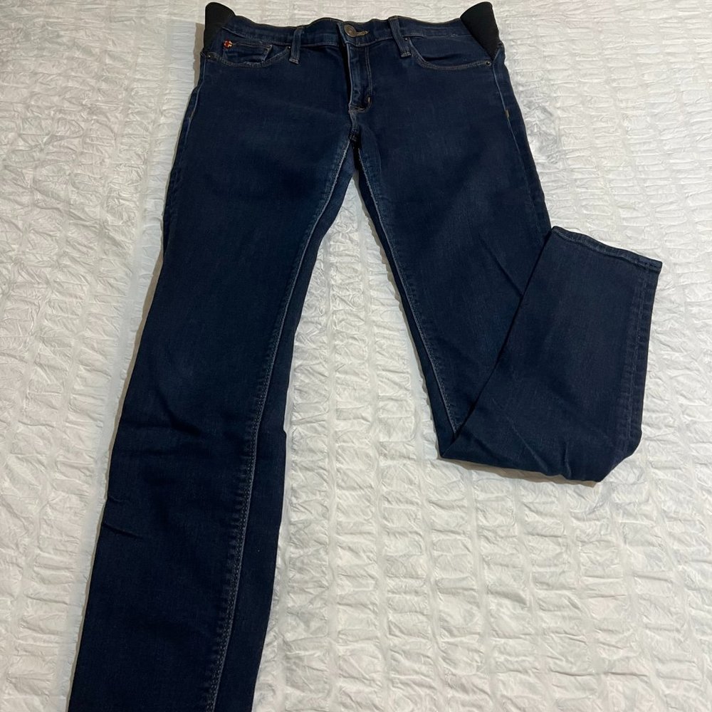 Hudson Nico Midrise Super Skinny Jeans - Size 26 - Maternity